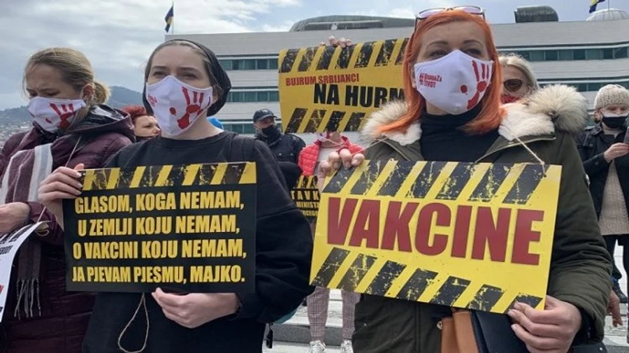 У Сараєві протестувальники вимагали зняти уряд через ситуацію з COVID-19