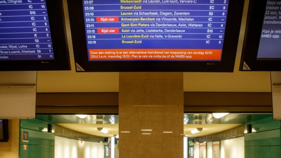 В Бельгии проходит общенациональная забастовка против пенсионной реформы