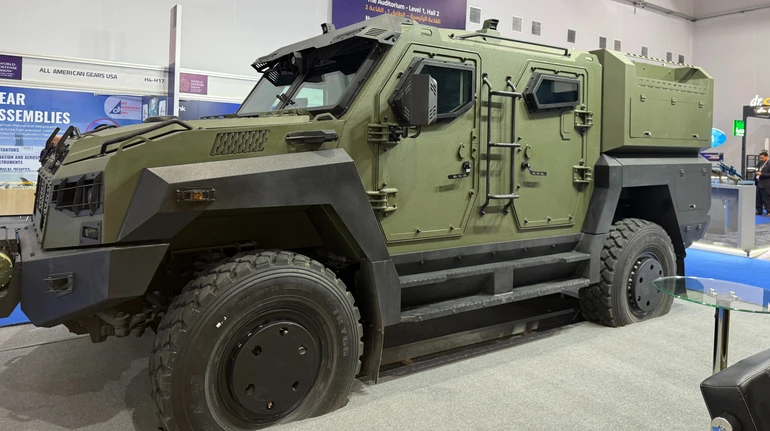 УкрАрмоТех представила две новые бронемашины на международной выставке в Саудовской Аравии