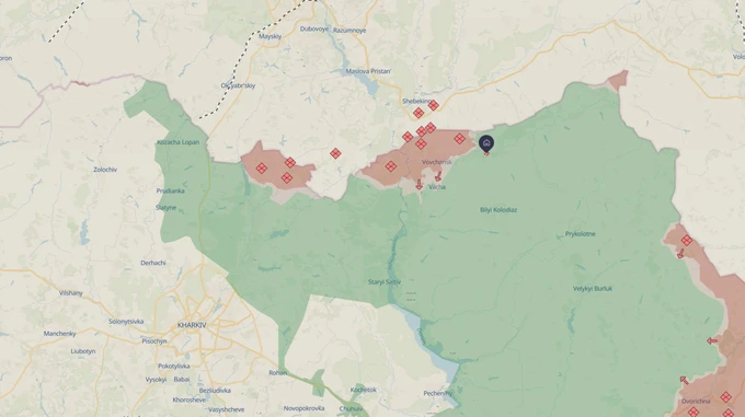 Russians attempt to break through Ukrainian border in Kharkiv Oblast