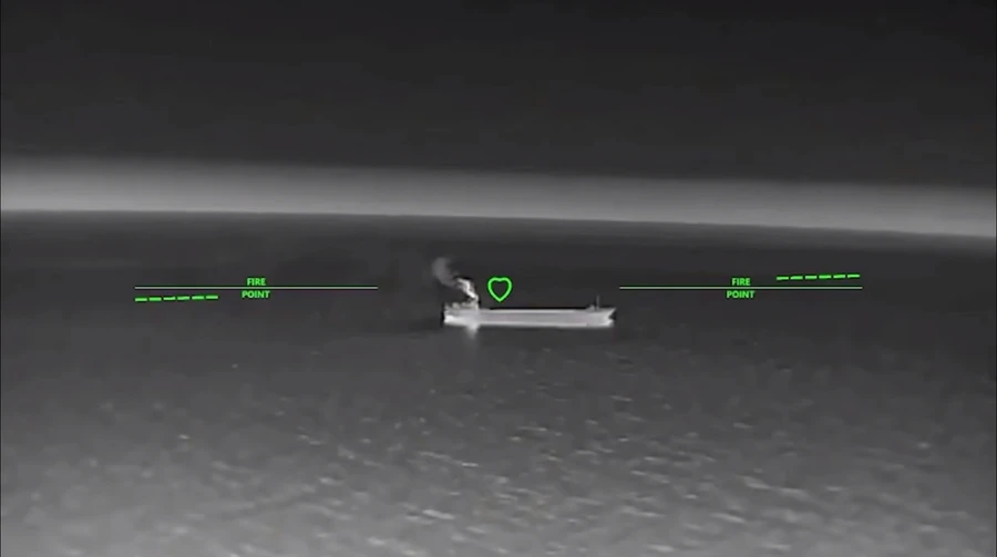 Ukraine hits seven Russian shadow fleet vessels in Black and Azov Seas overnight – video