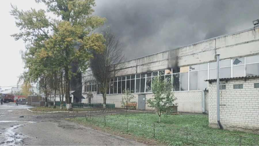 Five people suffer severe burns in Russian attack on transport company in Kharkiv Oblast