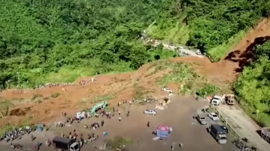 В Колумбии из-за оползня погибли по меньшей мере 34 человека