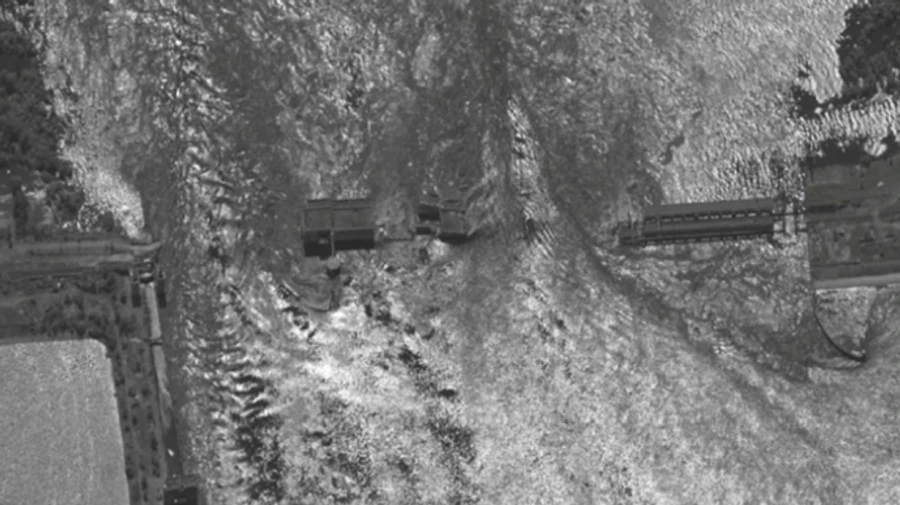 Maxar posts new satellite photos of flooded Kherson Oblast