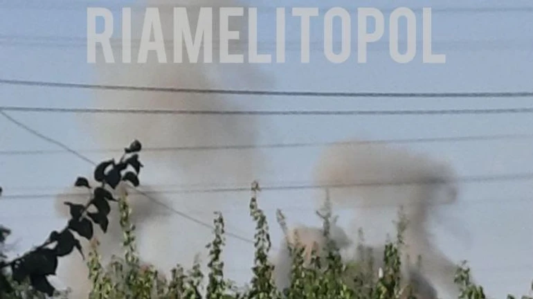 Explosions ring out in occupied Melitopol