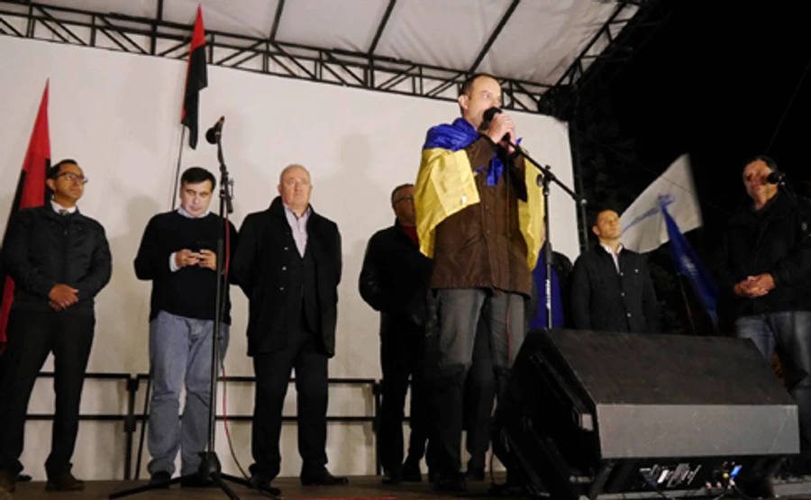 Саакашвілі і Семенченко не збираються припиняти акцію протесту 