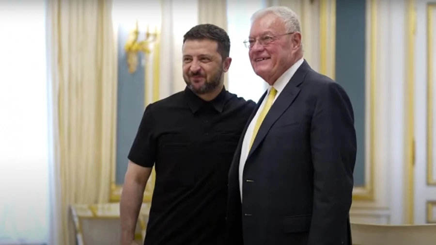 Zelenskyy says he had productive conversation with Trump's envoy Kellogg – video