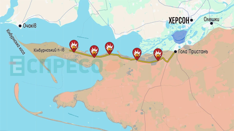 30 корпус: Ворог не має сил для форсування Дніпра на Херсонщині, але тероризує обстрілами