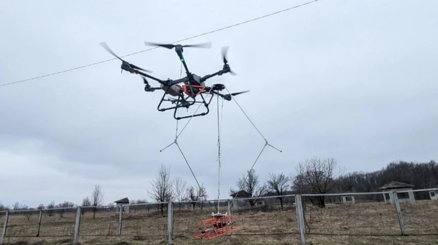 Ukrainian developers test UAV sensor technology for demining purposes