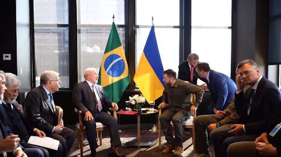 Brazilian President meets with Zelenskyy in New York