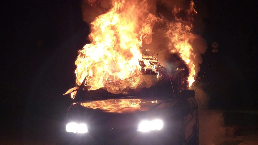 Partisans blow up car with Russian occupiers in Nova Kakhovka 