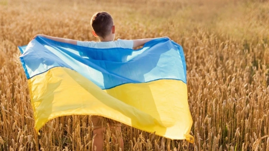 Three children and young man brought back from Russian occupation