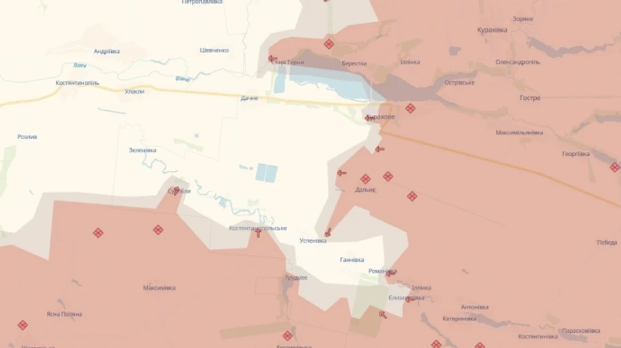 DeepState: Росіяни просунулися поблизу 5 населених пунктів на Донеччині
