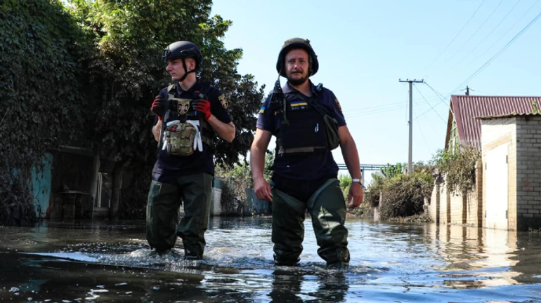 Water recedes in Mykolaiv Oblast; 22 settlements still flooded in Kherson Oblast
