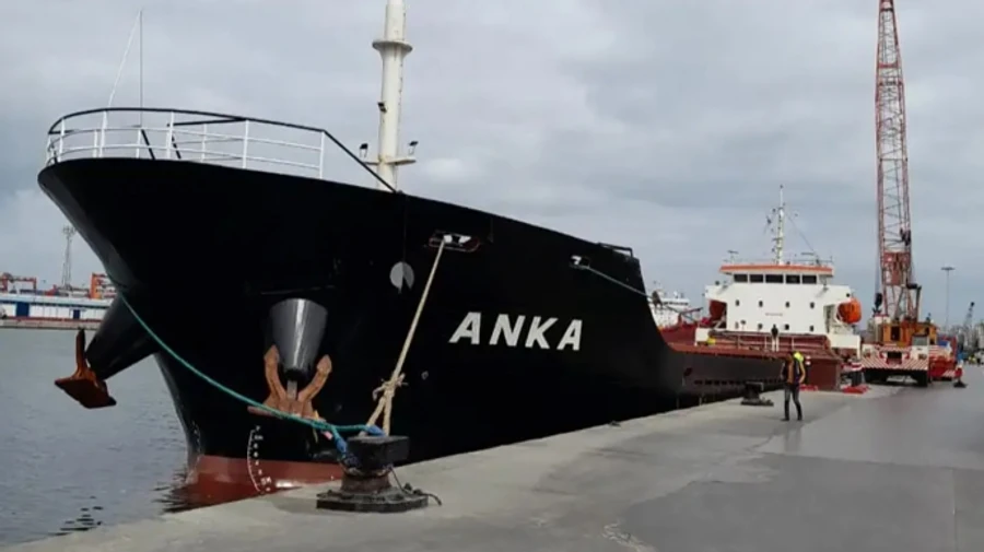 Ship carrying looted Ukrainian grain impounded in Black Sea