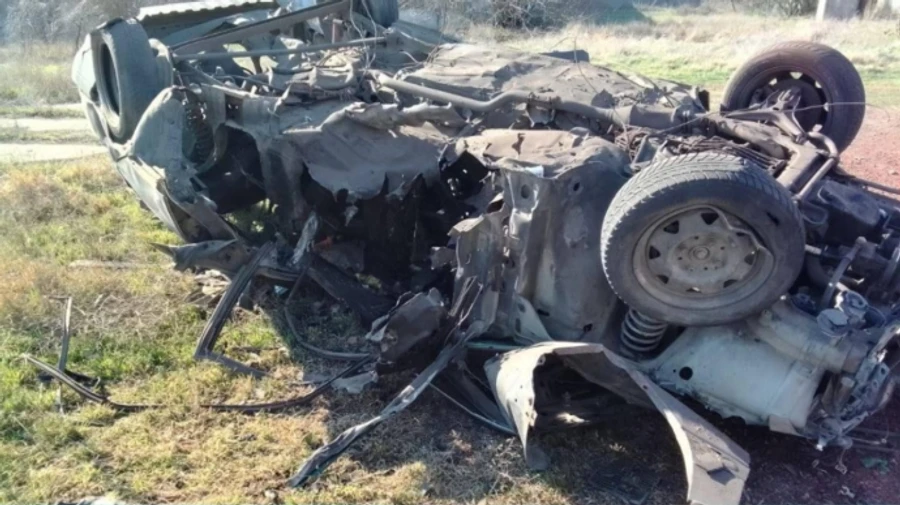 Car carrying two Russian officers explodes in Skadovsk, Ukraine's Defence Intelligence reports