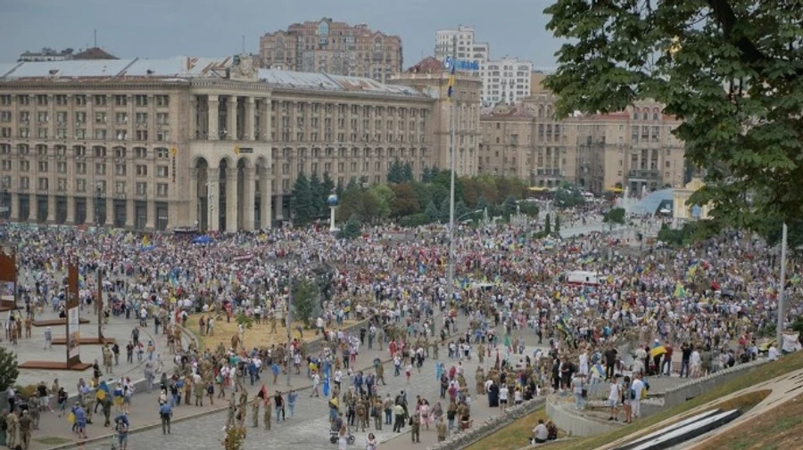 Майже 50 тисяч українців взяли участь у святкуванні річниці Незалежності – поліція