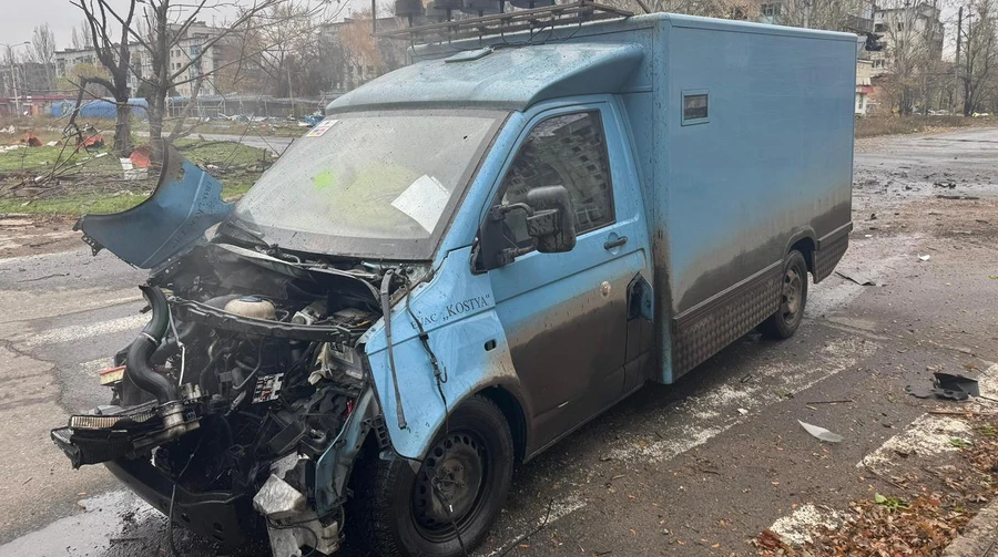 The occupiers hit the car of the Kostyantynivska administration: there are wounded