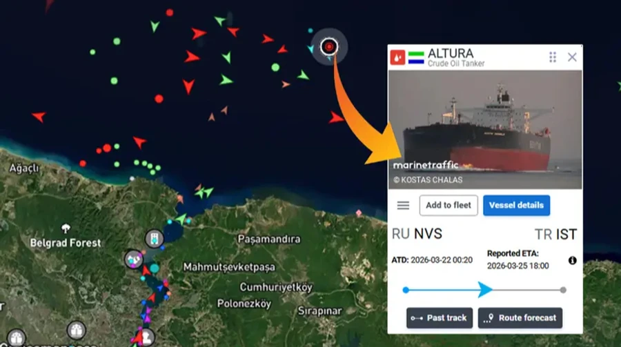 Drone attacks Russian shadow fleet tanker carrying oil off Turkish coast