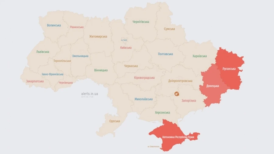 Через зліт МіГів повітряна тривога по всій Україні тривала майже 3 години