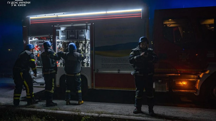 Night attack: school, kindergarten, infrastructure facility and 8 buildings damaged in Kyiv Oblast