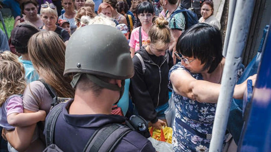 About 480 people evacuated from Kupiansk district