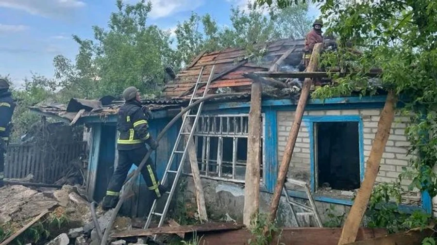 Russians shell Kharkiv Oblast, woman injured