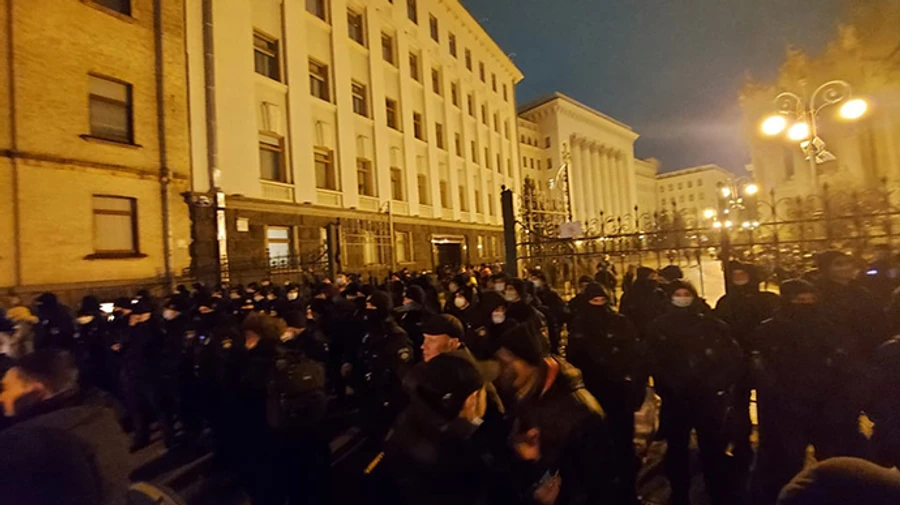 В полиции прокомментировали недоразумение возле ОП