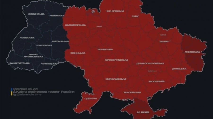 У Києві та низці областей оголошували тривогу через балістику