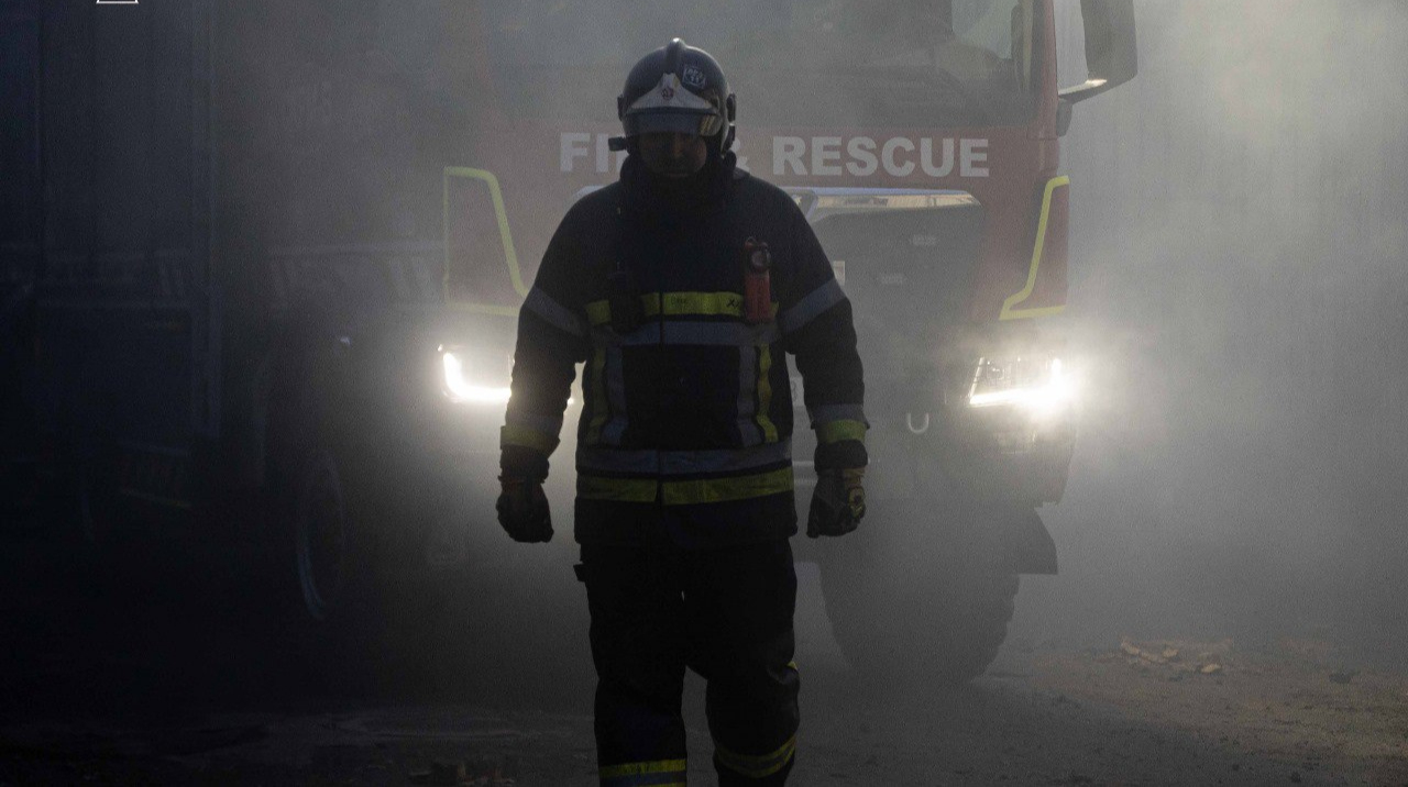 Russians attack energy facilities in Dnipropetrovsk Oblast: fires break out, man injured
