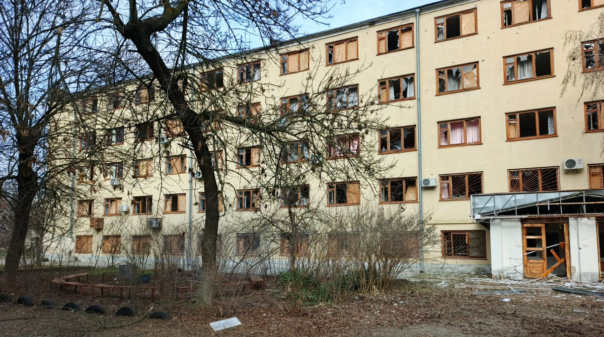 Kherson State University building comes under Russian attack for fourth time in a month – photos