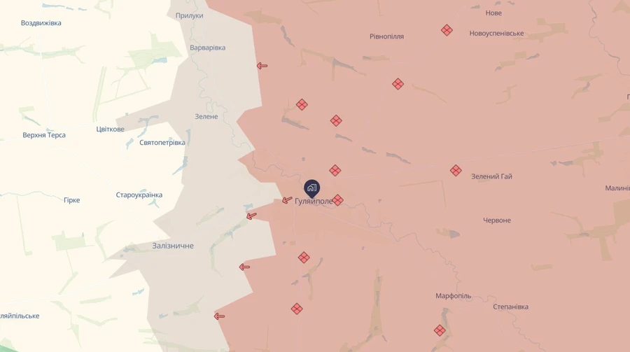 DeepState: Гуляйпільский напрямок стає одним із найгарячіших на фронті