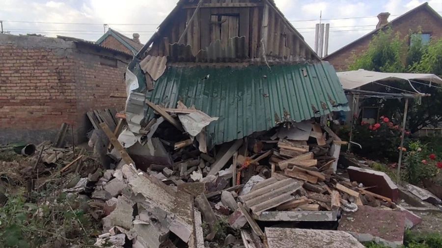 Russian forces damage infrastructure facility in Nikopol – photos