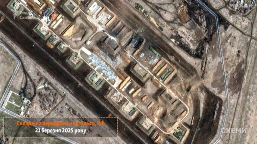 Satellite images of Ukrainian strike on Russia's Engels airfield revealed – photos