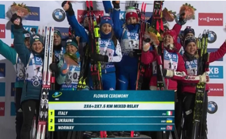 Українські біатлоністи виграли срібло на етапі Кубку світу
