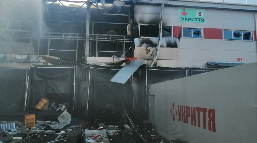 Russia hit Nova Poshta's sorting centre in Dnipro