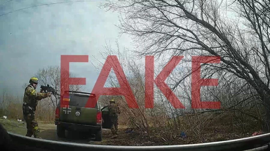 Defence Intelligence debunks Russian propaganda fake news about shooting at car with woman and child inside