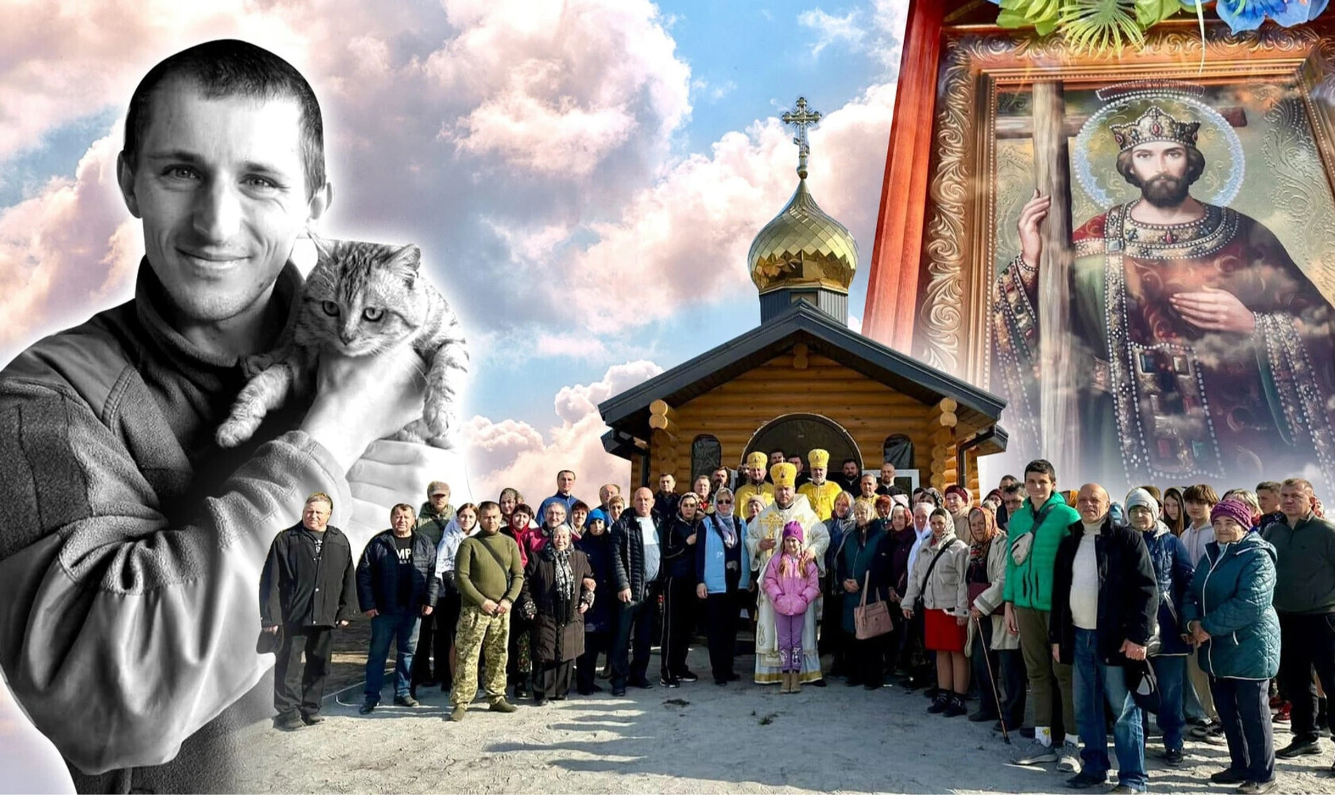 A monument is just a lump of stone. I wanted something that feeds the soul. A mother builds a church in honour of her son who died a hero's death