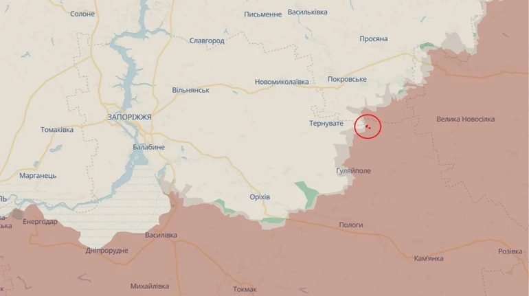 Росіяни окупували село на Запоріжжі та знову просунулись в районі Покровська – DeepState