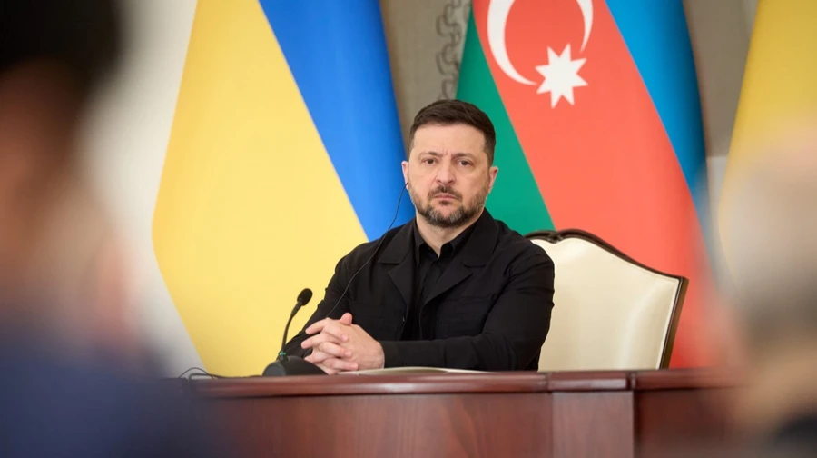 Ukraine open to talks with Russia in Azerbaijan, Zelenskyy says