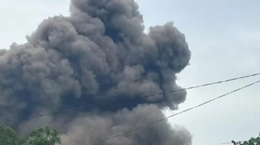 Russian drone hits plant in Poltava Oblast