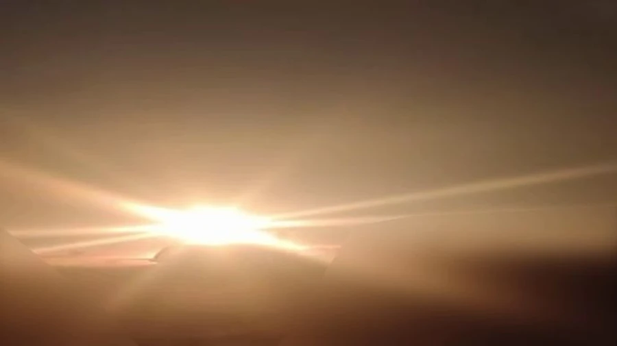 Air Force posts video of it shooting down Russian missiles at night