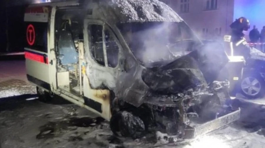 В Польше подожгли автомобили скорой помощи, предназначенные для Украины