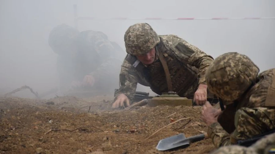 Украинский боец получил ранение на Донбассе