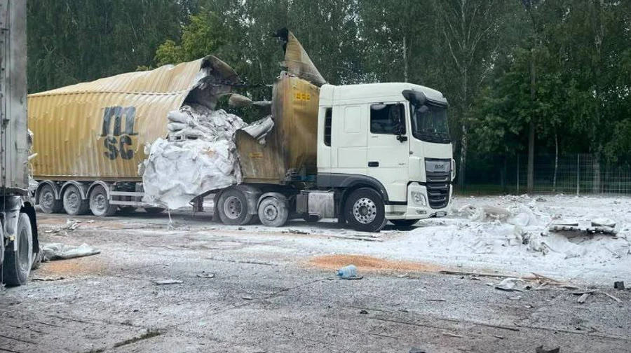 Russians strike businesses and petrol station in Chernihiv Oblast