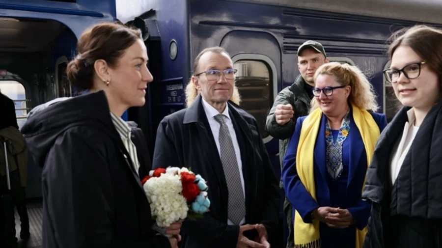 Norwegian foreign minister and minister of labour and social inclusion arrive in Kyiv on visit