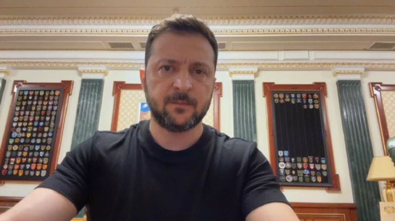 Zelenskyy in night address touches on controversial law stripping anti-corruption agencies of independence but ignores protests
