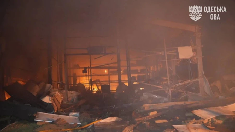 Russians strike business in Odesa Oblast