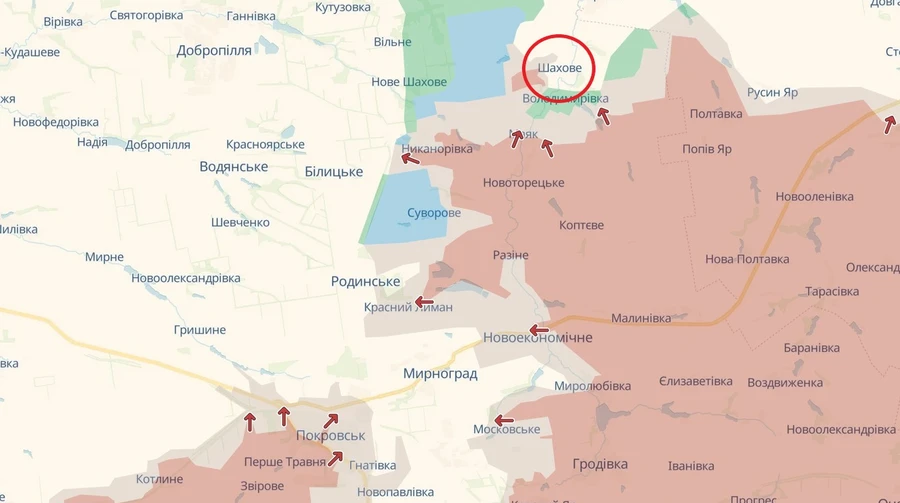 DeepState: ЗСУ відкинули росіян біля села за 20 км від Покровська