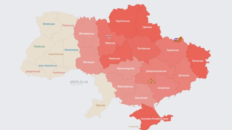 Россия выпустила ракеты, тревога в 15 областях – Воздушные силы